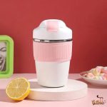 تراول ماگ دور سیلیکونی دو قفله