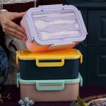 ظرف غذا 3 خانه 1400 میل