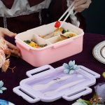 ظرف غذا 3 خانه 1400 میل