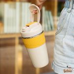 تراول ماگ دو قفله دور سیلیکونی