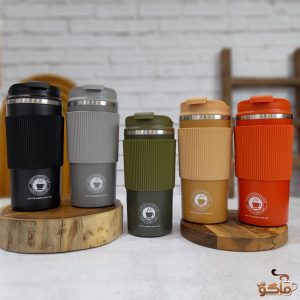 تراول ماگ دور سیلیکونی 450 میل