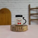 ماگ درب آینه ای گربه عینکی