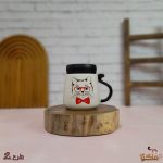 ماگ درب آینه ای گربه عینکی