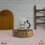 ماگ درب آینه ای گربه عینکی