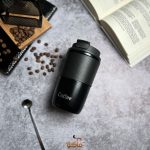 تراول ماگ دور چرمی کافی
