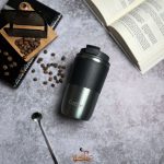 تراول ماگ دور چرمی کافی