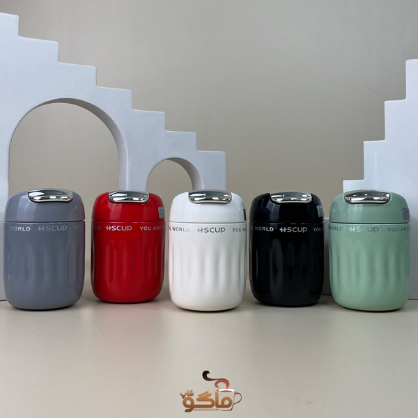 تراول ماگ پاستیلی شیار دار