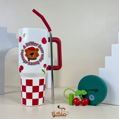 تامبلر 1200 میلی لیتر دیلر مدل چری( Diller Cherry Bear 40 OZ)